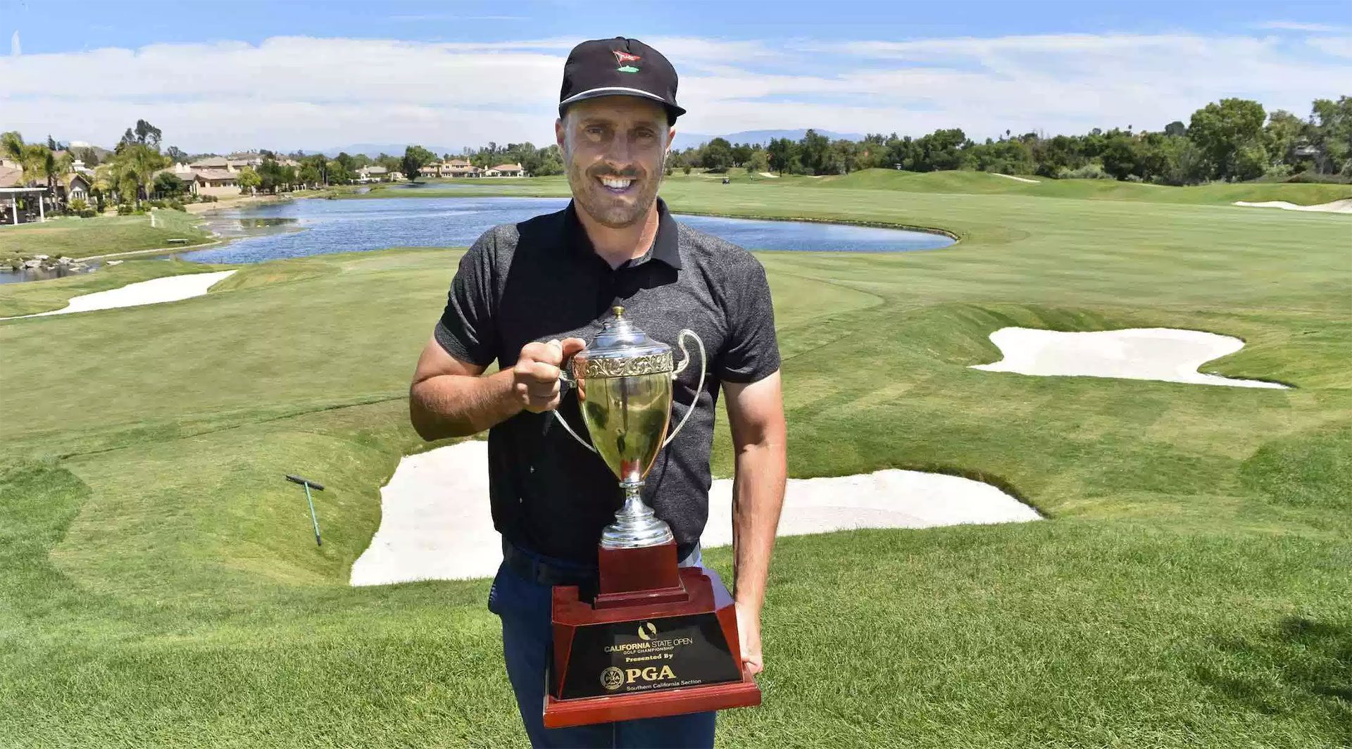 Josh Anderson with Trophy